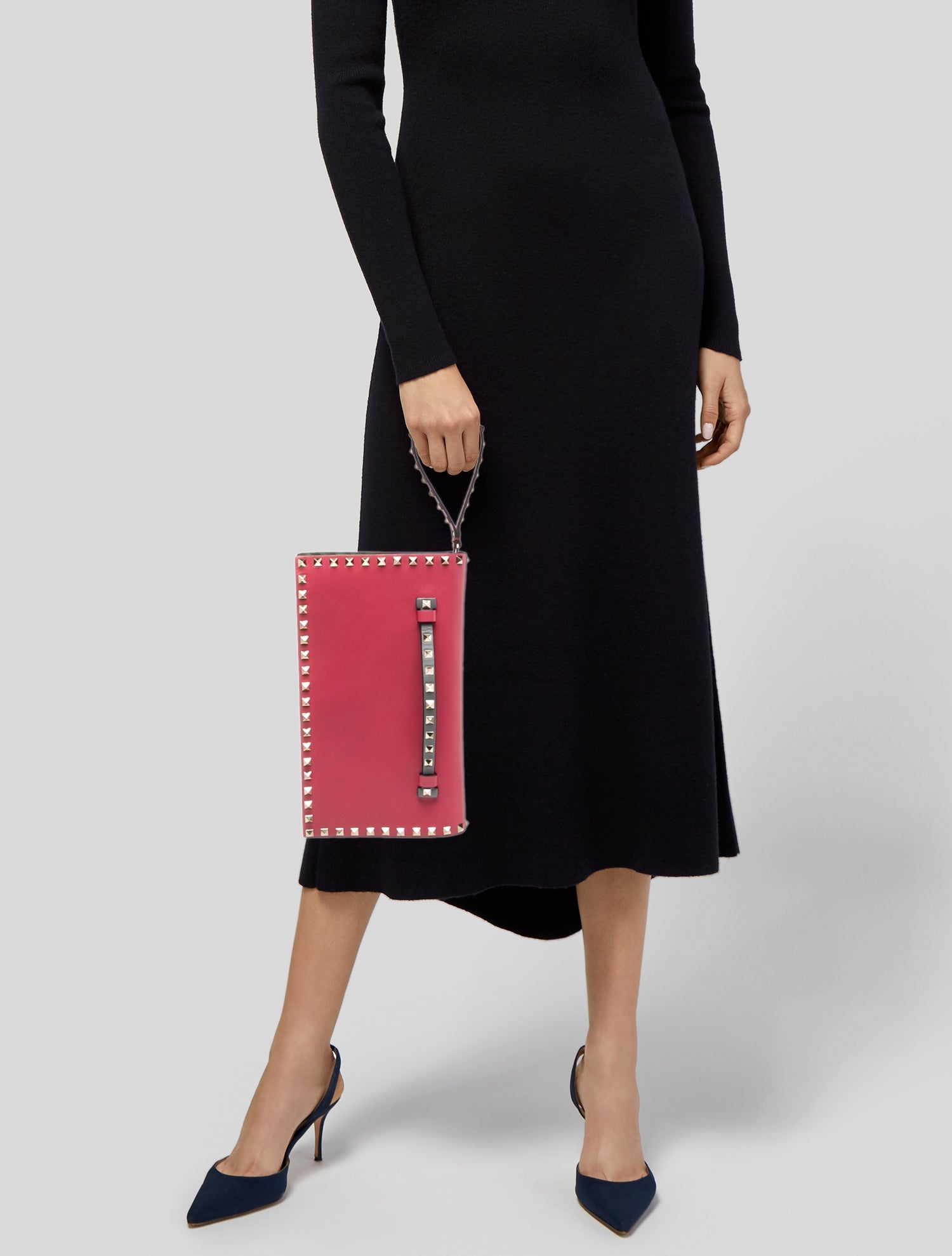 Valentino Rockstud Clutch
