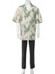 Valentino Floral Print Short Sleeve Shirt