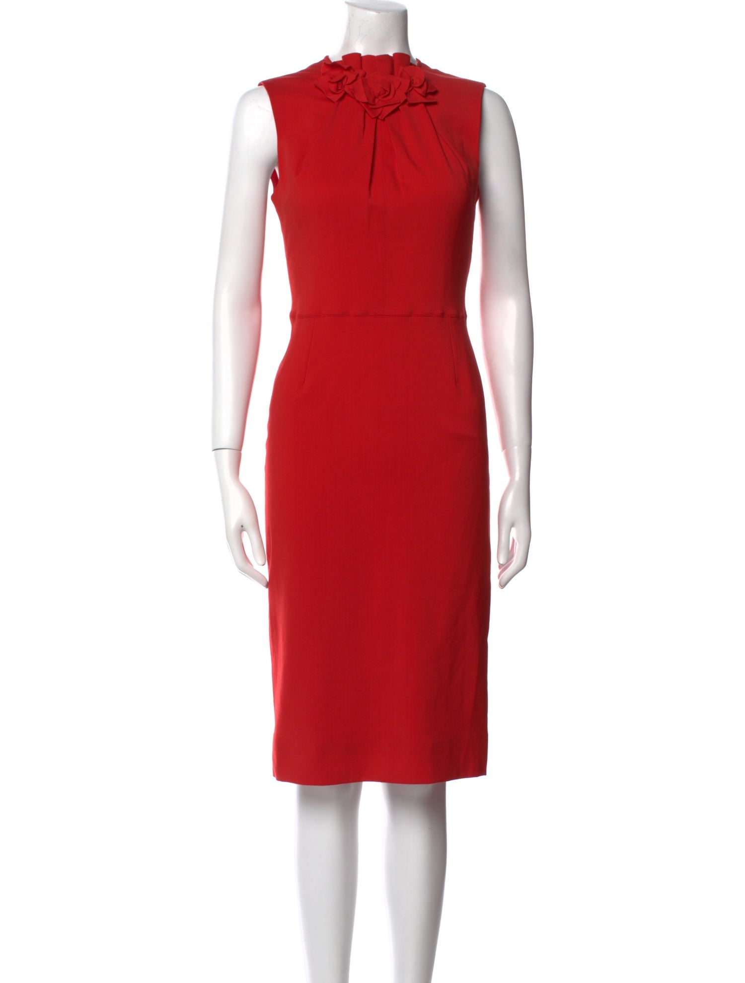 Valentino Virgin Wool Midi Length Dress