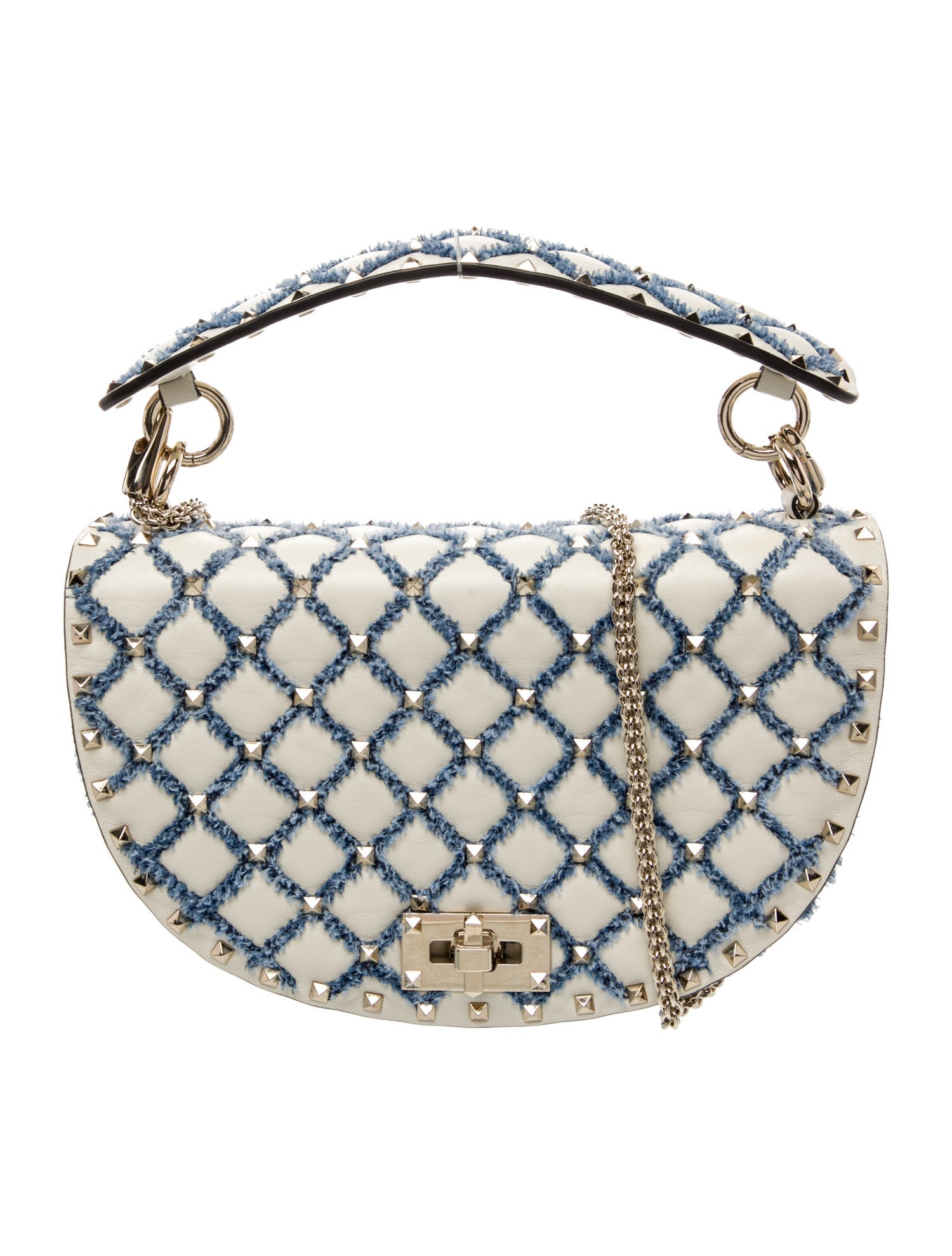 Valentino Rockstud Top Handle Bag