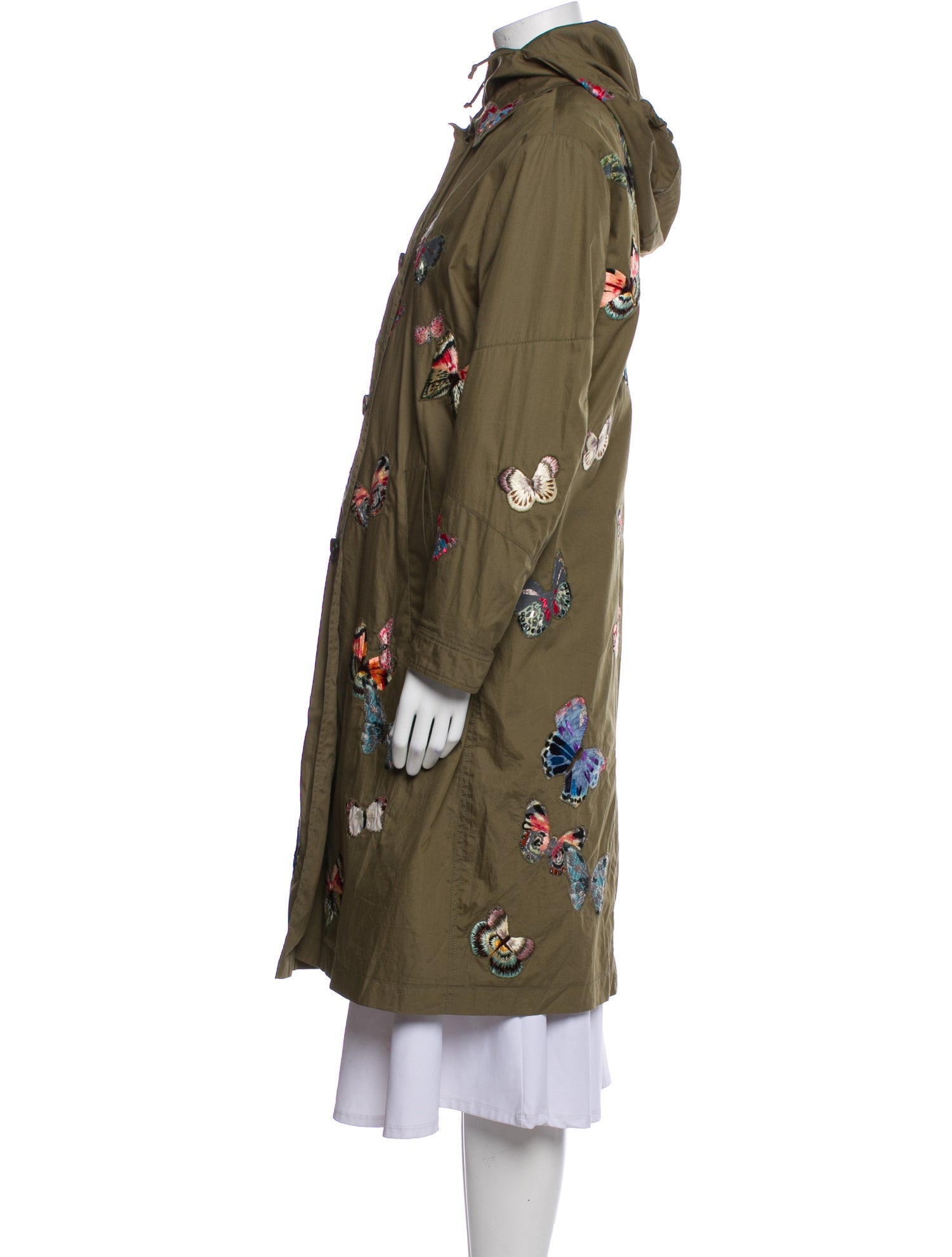 Valentino Patterned Trench Coat