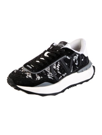 Valentino Lace Lace Pattern Sneakers