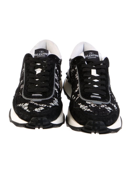 Valentino Lace Lace Pattern Sneakers