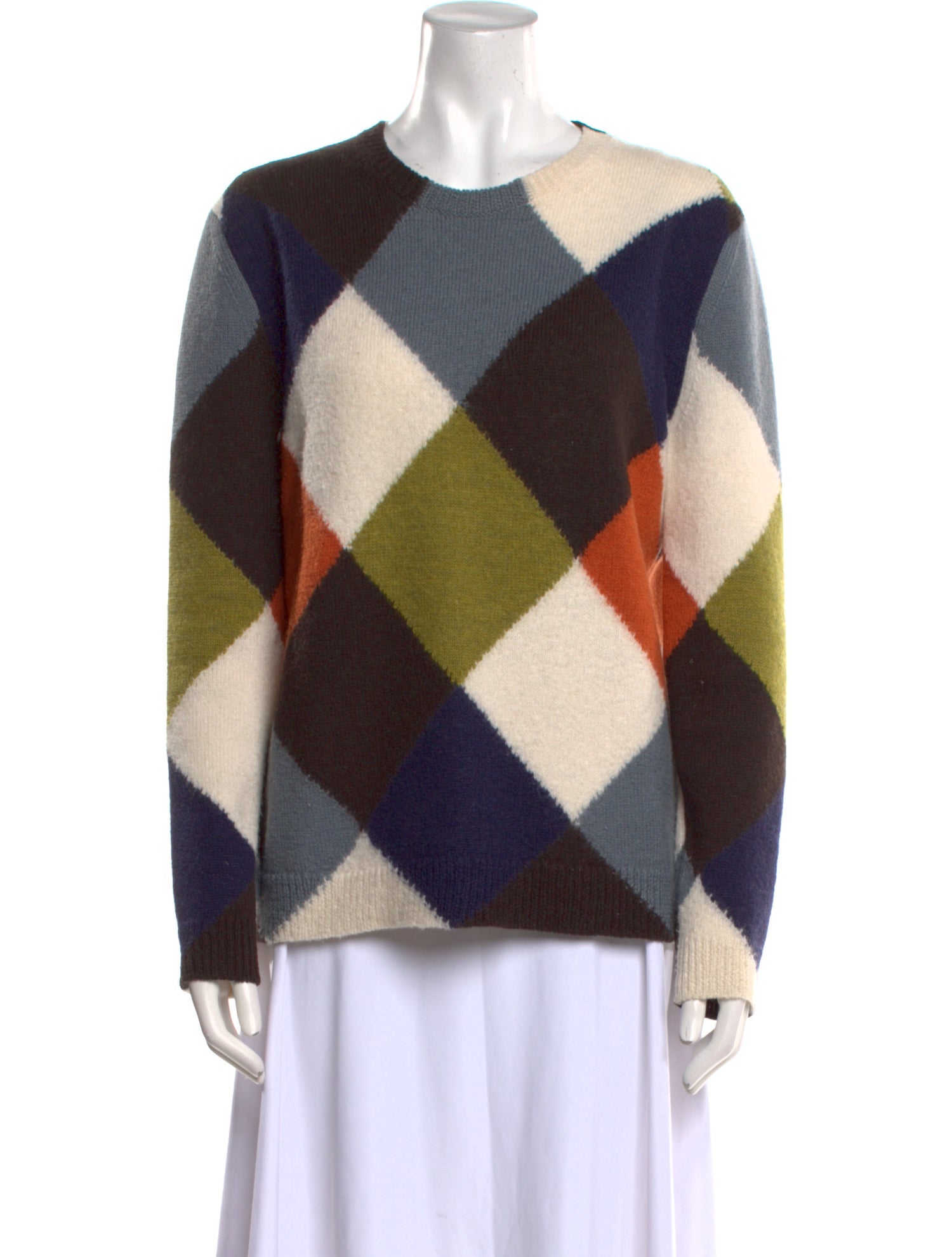 Valentino Printed Crew Neck Sweater