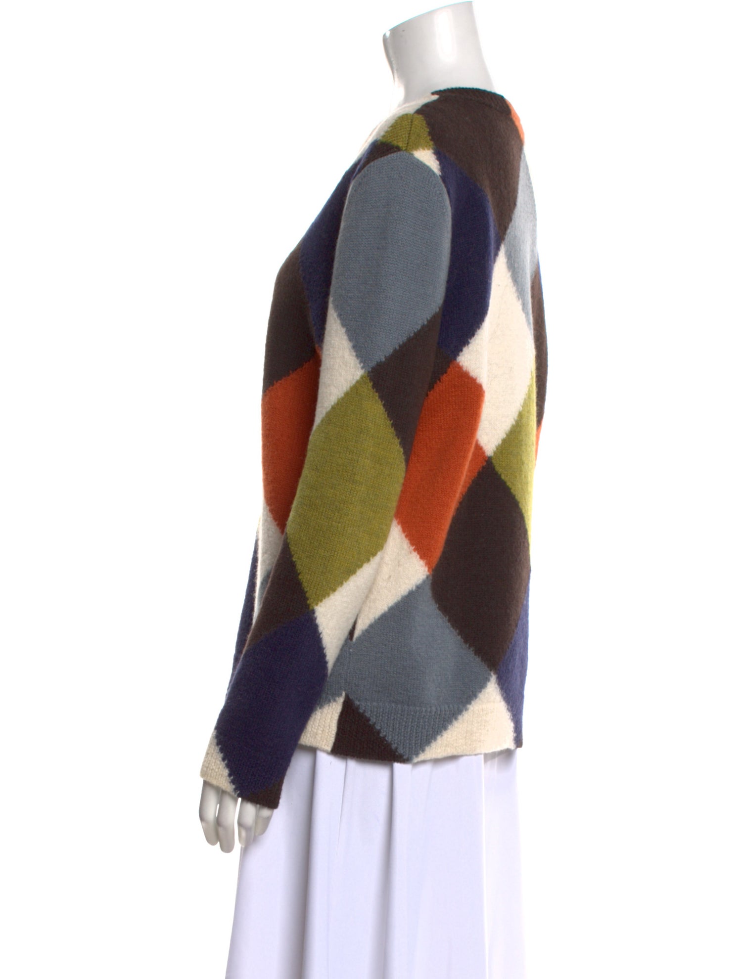 Valentino Printed Crew Neck Sweater