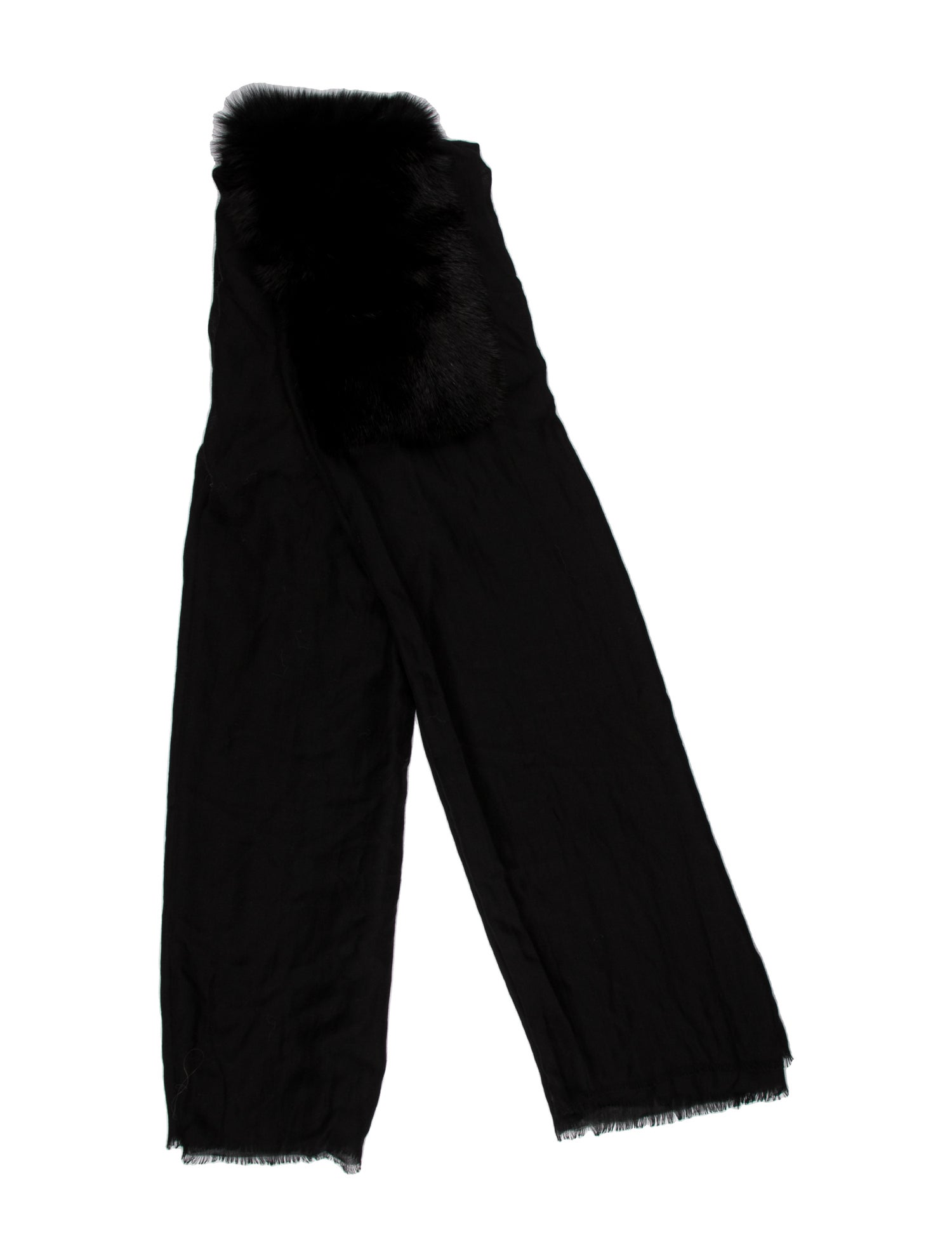 Valentino Hooded Knit Shawl Cashmere Shawl