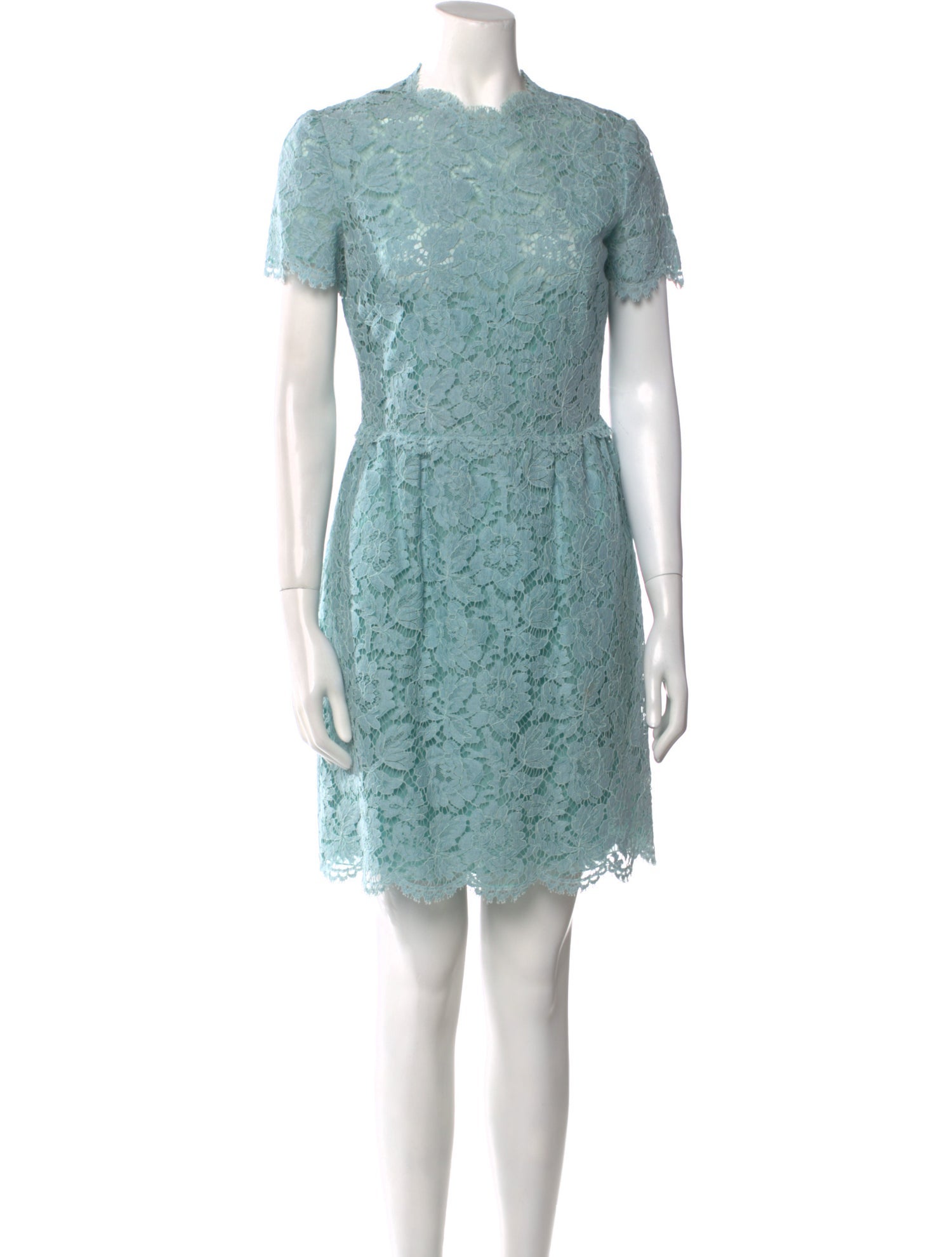 Valentino Lace Pattern Mini Dress
