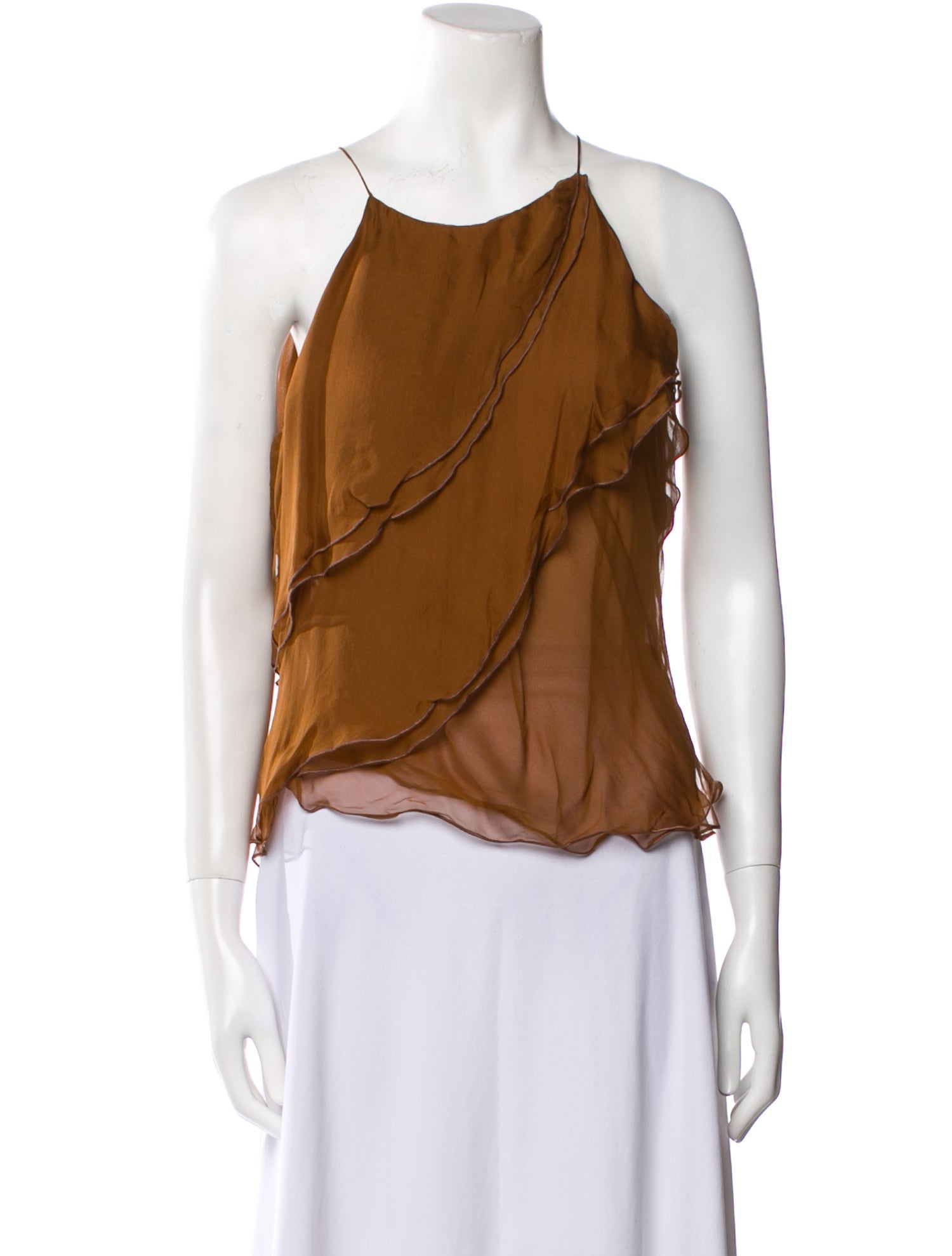Valentino Halterneck Sleeveless Blouse