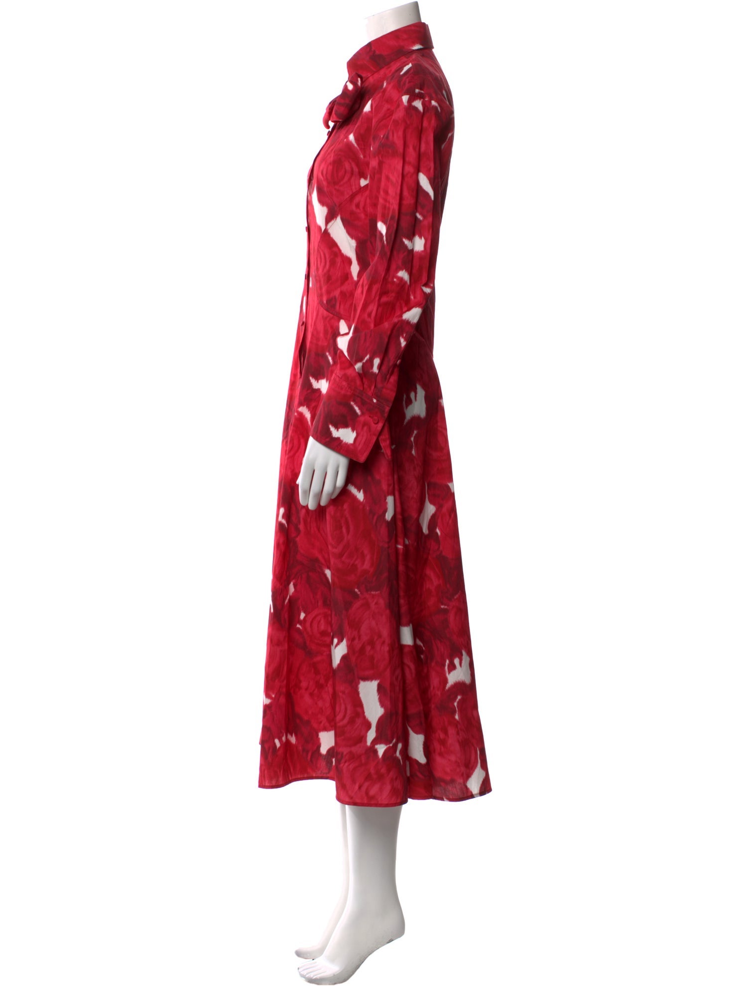 Valentino Printed Long Dress