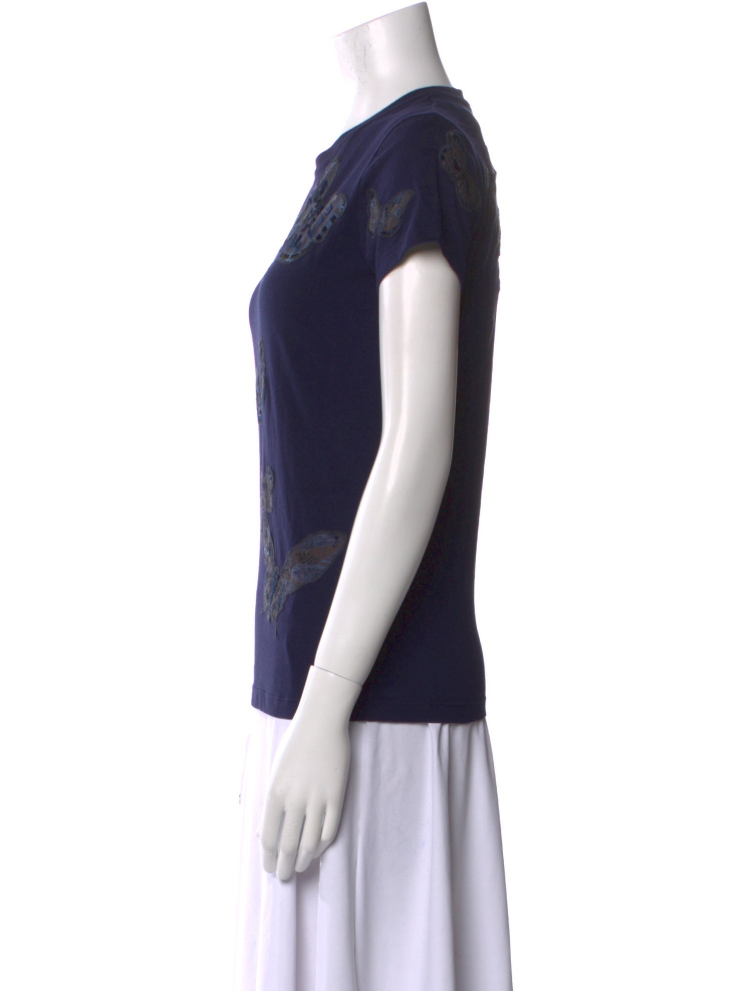 Valentino Printed Crew Neck T-Shirt