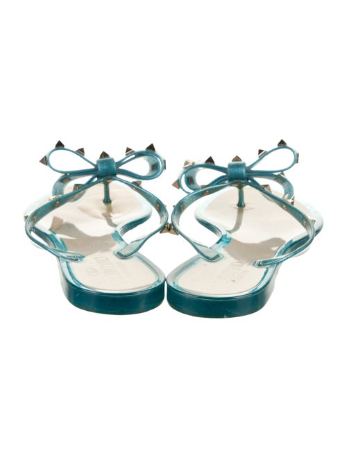 Valentino Rockstud Accents Rubber Flats