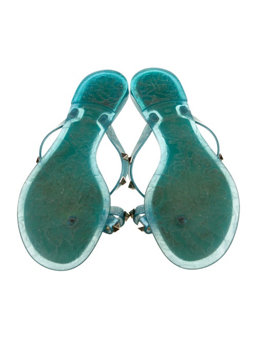 Valentino Rockstud Accents Rubber Flats