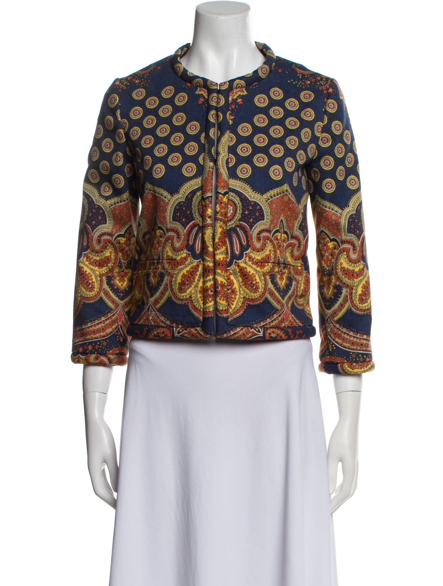 Valentino Paisley Print Evening Jacket