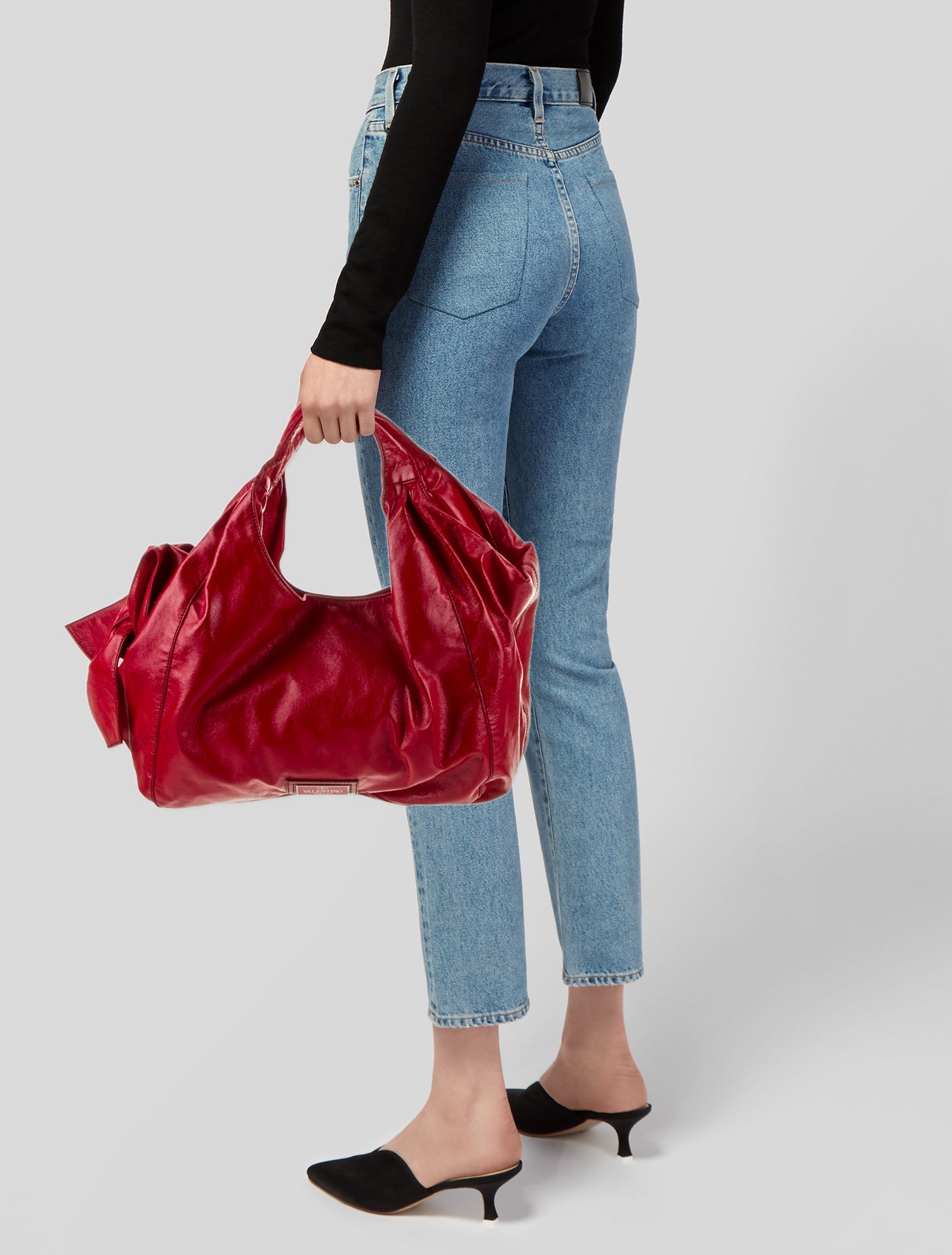 Valentino Patent Leather Hobo w/ Tags