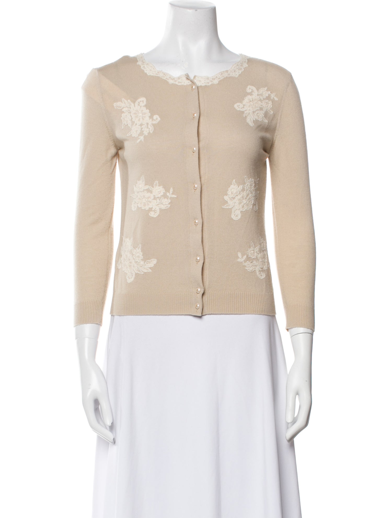 Valentino Virgin Wool Scoop Neck Sweater