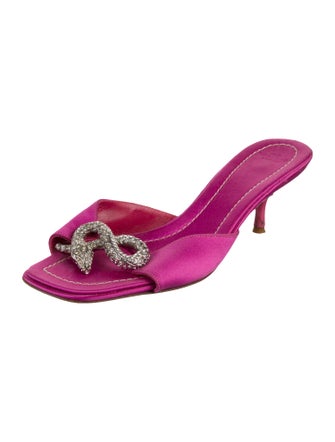 Valentino Leather Slides