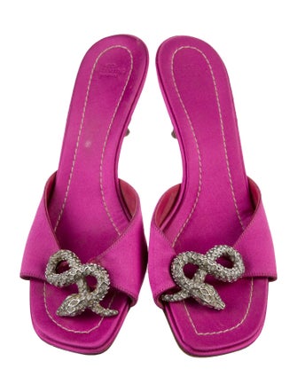 Valentino Leather Slides