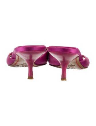 Valentino Leather Slides