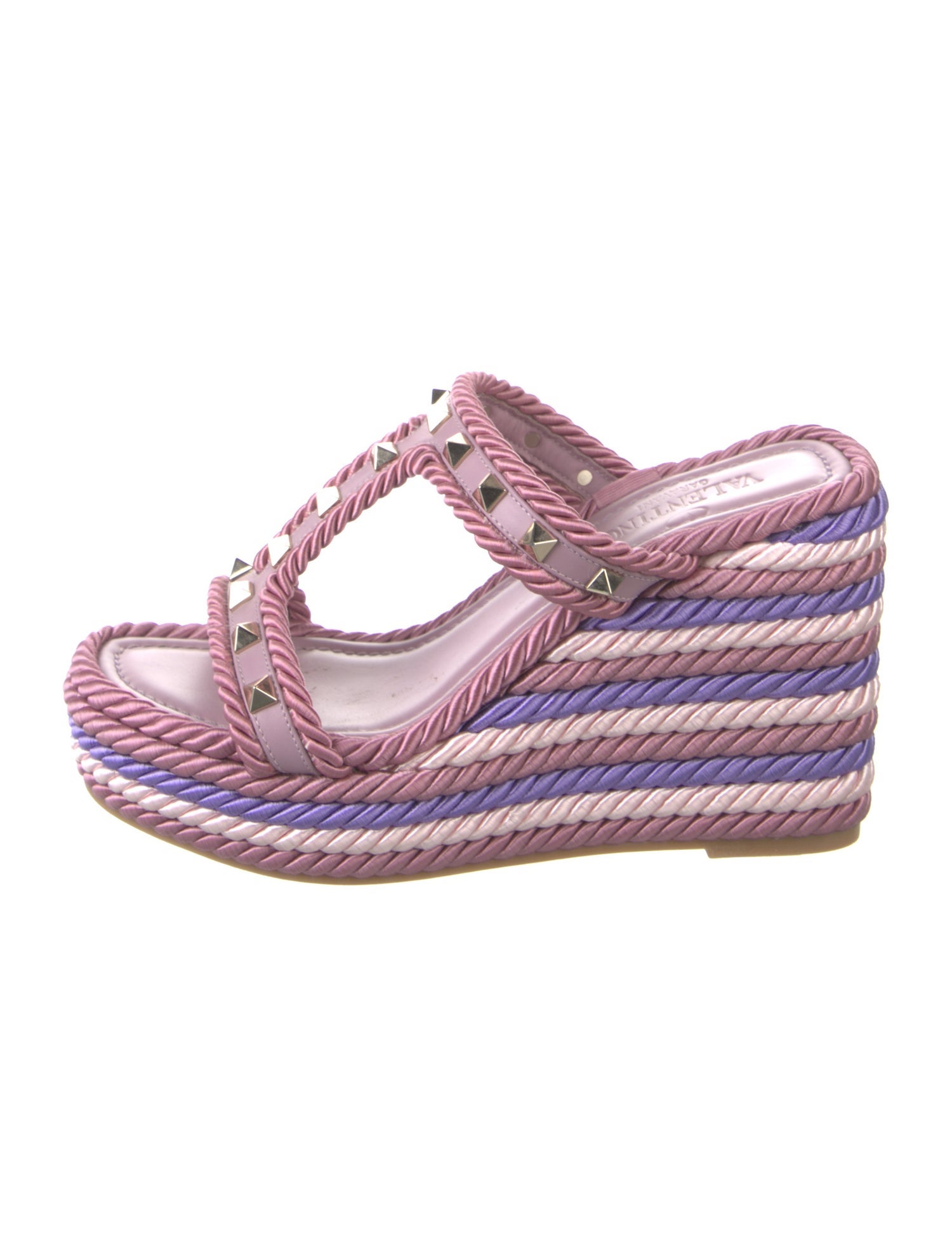 Valentino Rockstud Accents Studded Accents Espadrilles