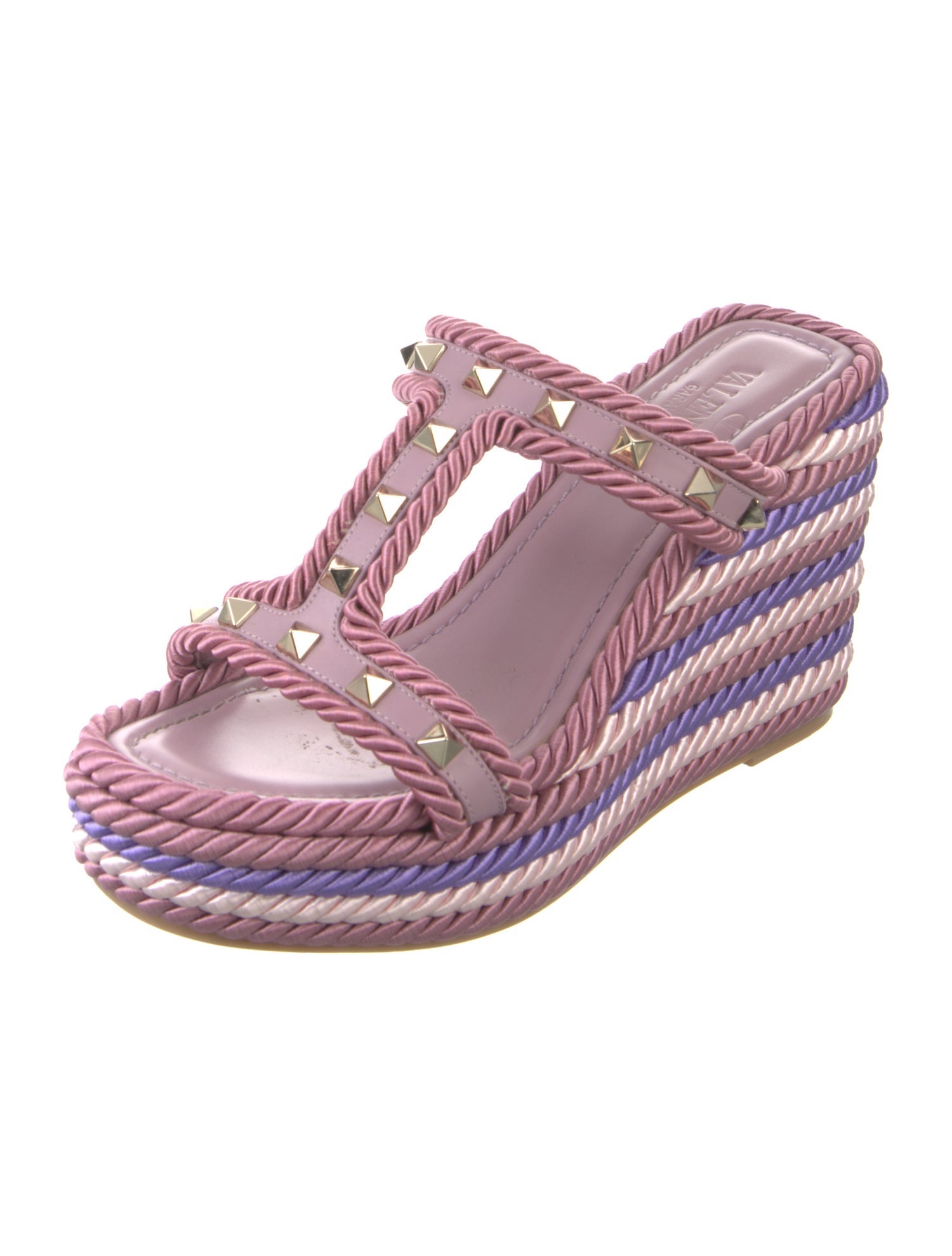 Valentino Rockstud Accents Studded Accents Espadrilles