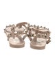 Valentino Rockstud Accents Rubber Gladiator Sandals