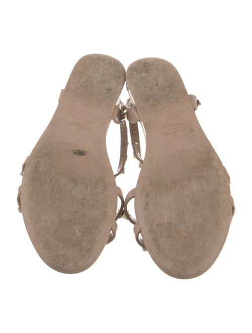 Valentino Rockstud Accents Rubber Gladiator Sandals