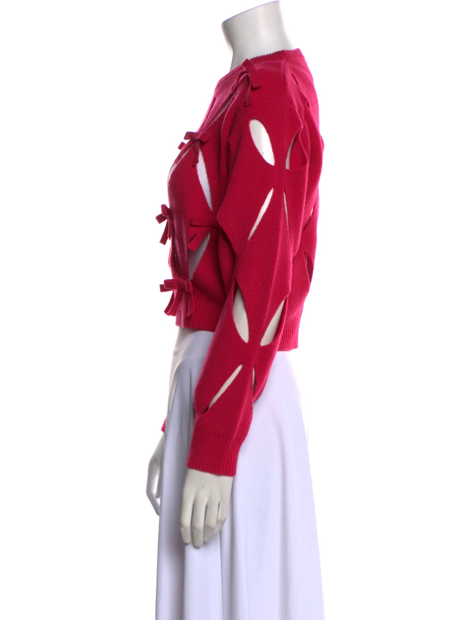 Valentino Virgin Wool Printed Sweater