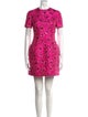 Valentino Floral Print Mini Dress