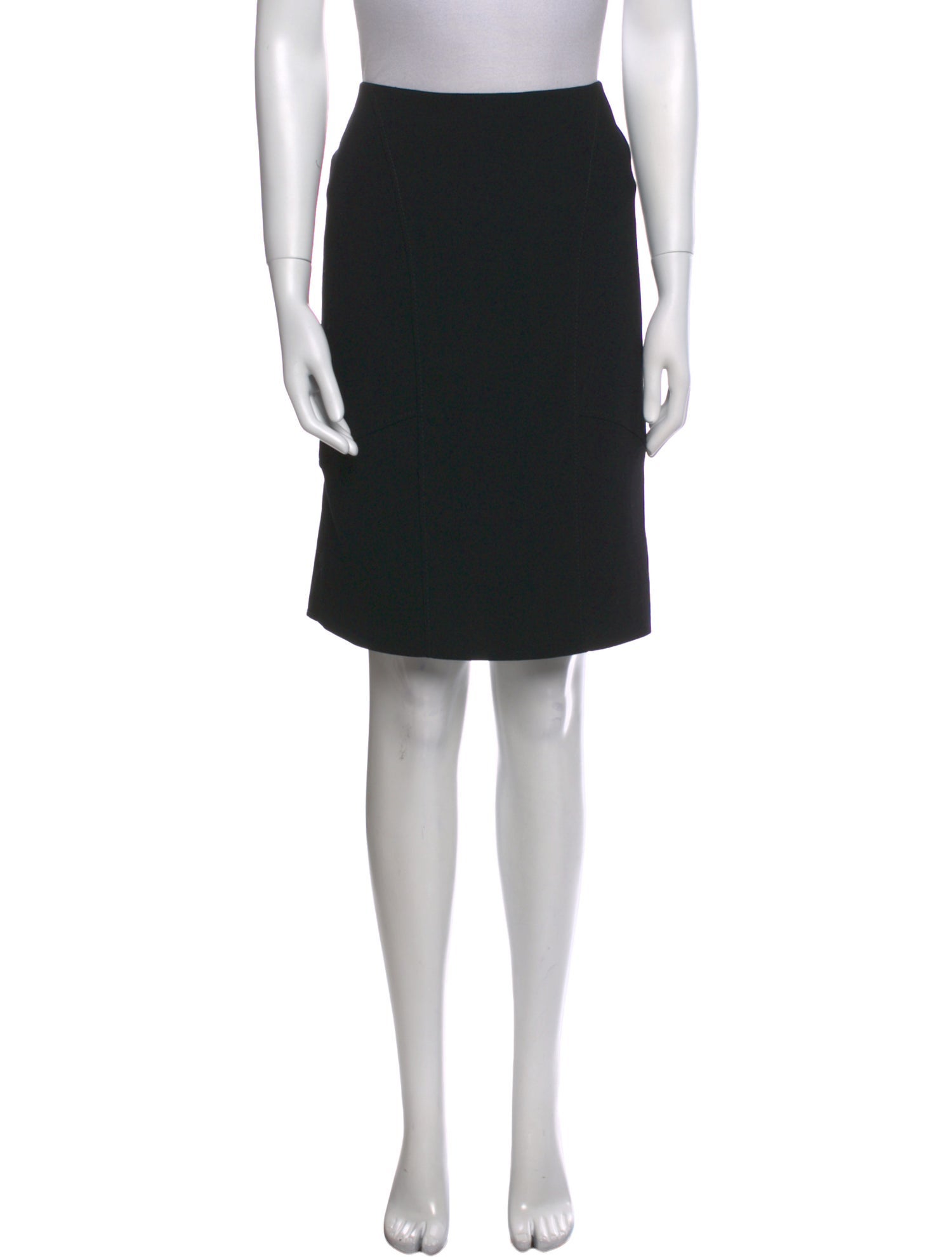 Valentino Pleated Accents Knee-Length Skirt