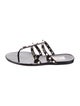 Valentino Rockstud Accents Rubber Flip Flops