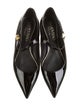 Valentino Rockstud Accents Patent Leather Mary Jane Flats