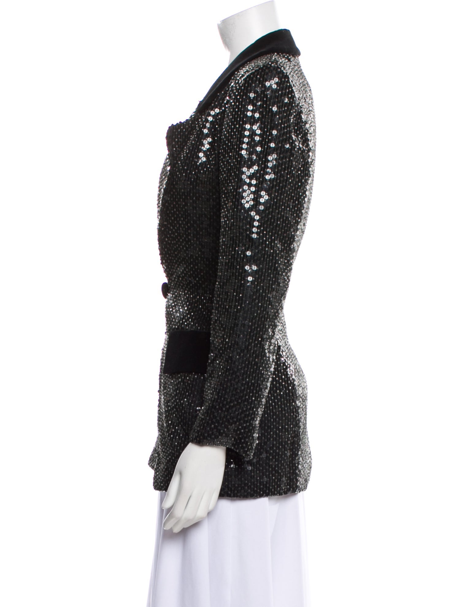 Valentino Silk Patterned Evening Jacket