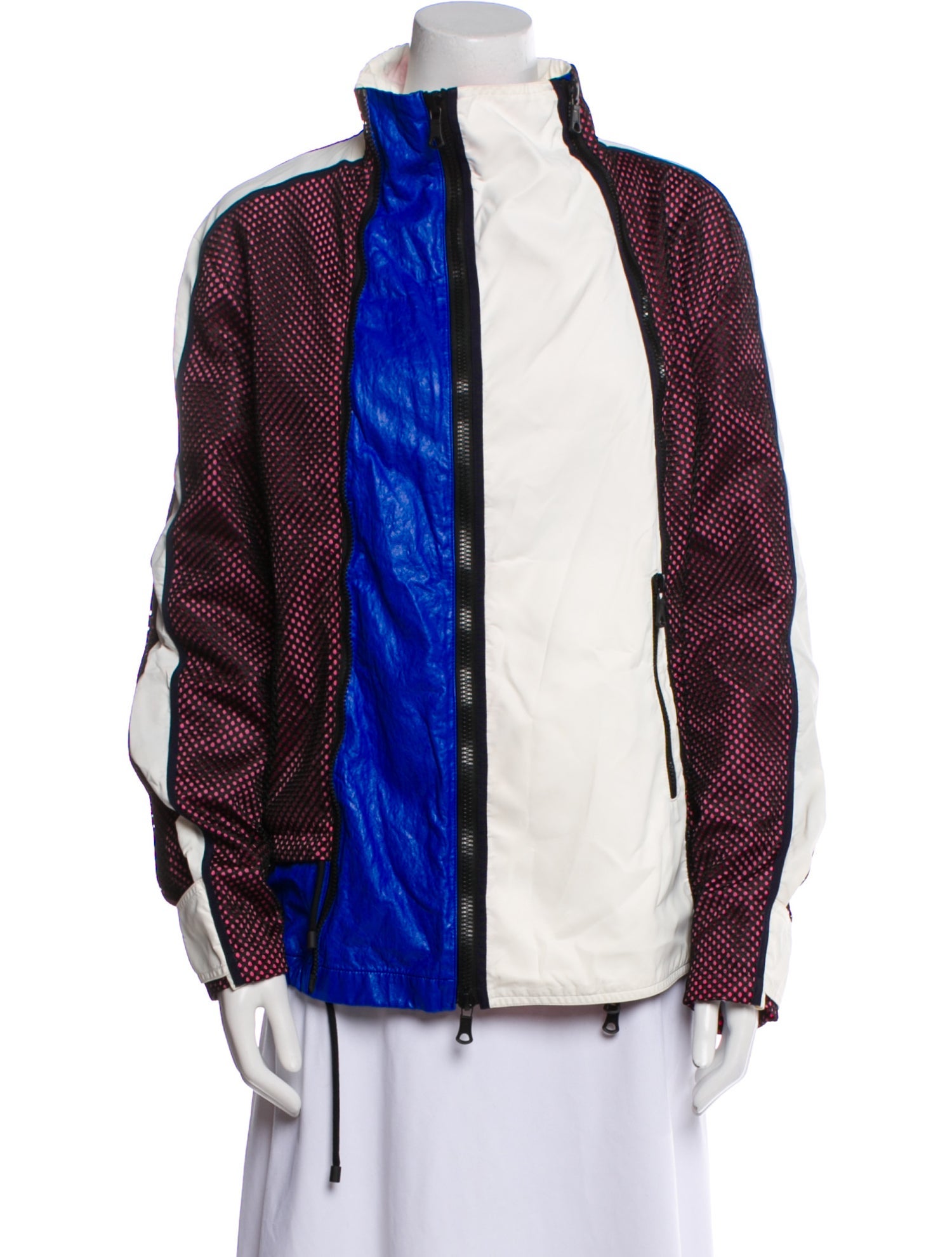 Valentino Colorblock Pattern Jacket