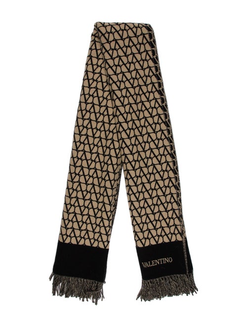 Valentino Cashmere Printed Scarf