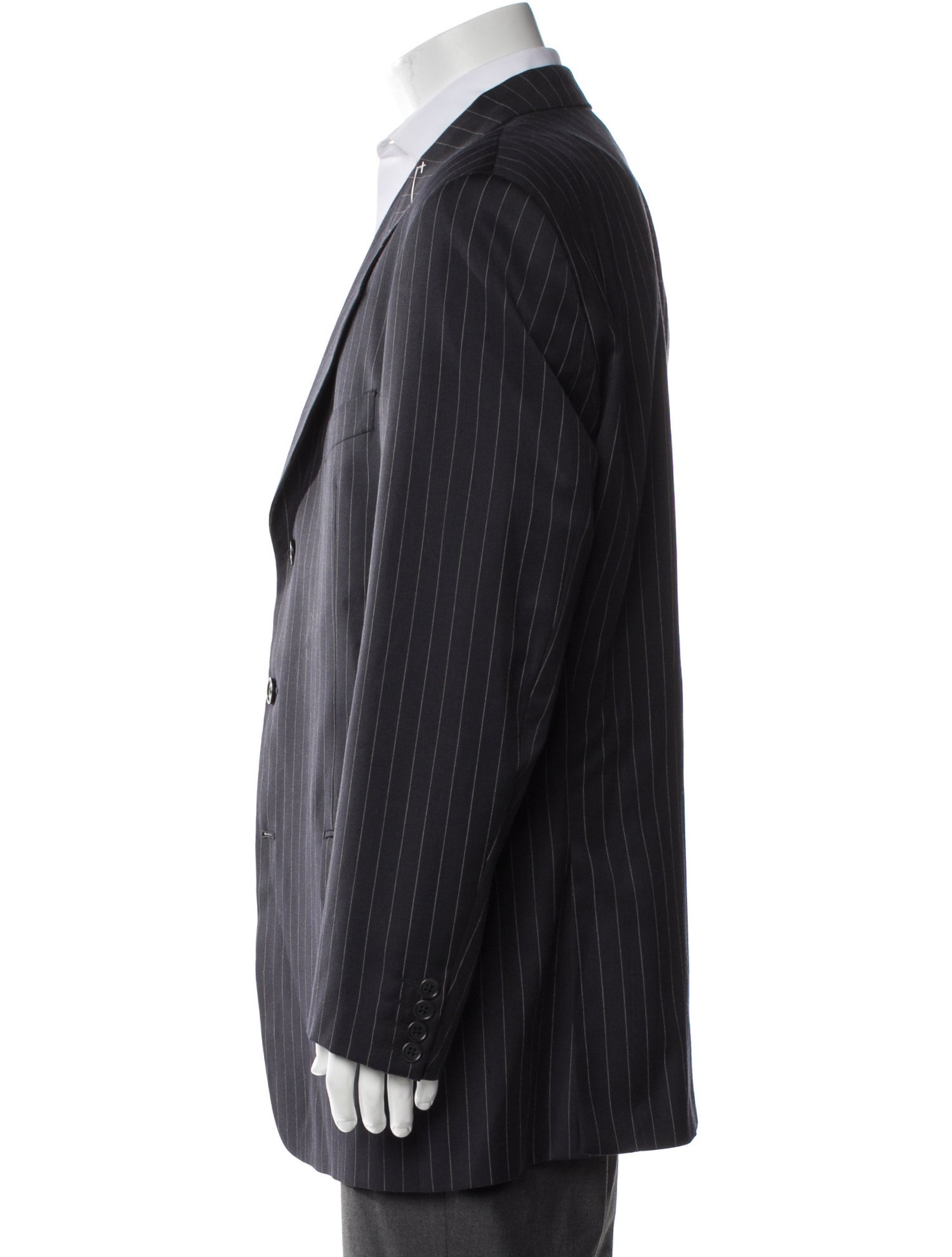 Valentino Virgin Wool Striped Blazer