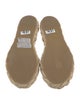 Valentino Canvas Embroidered Accent Espadrilles