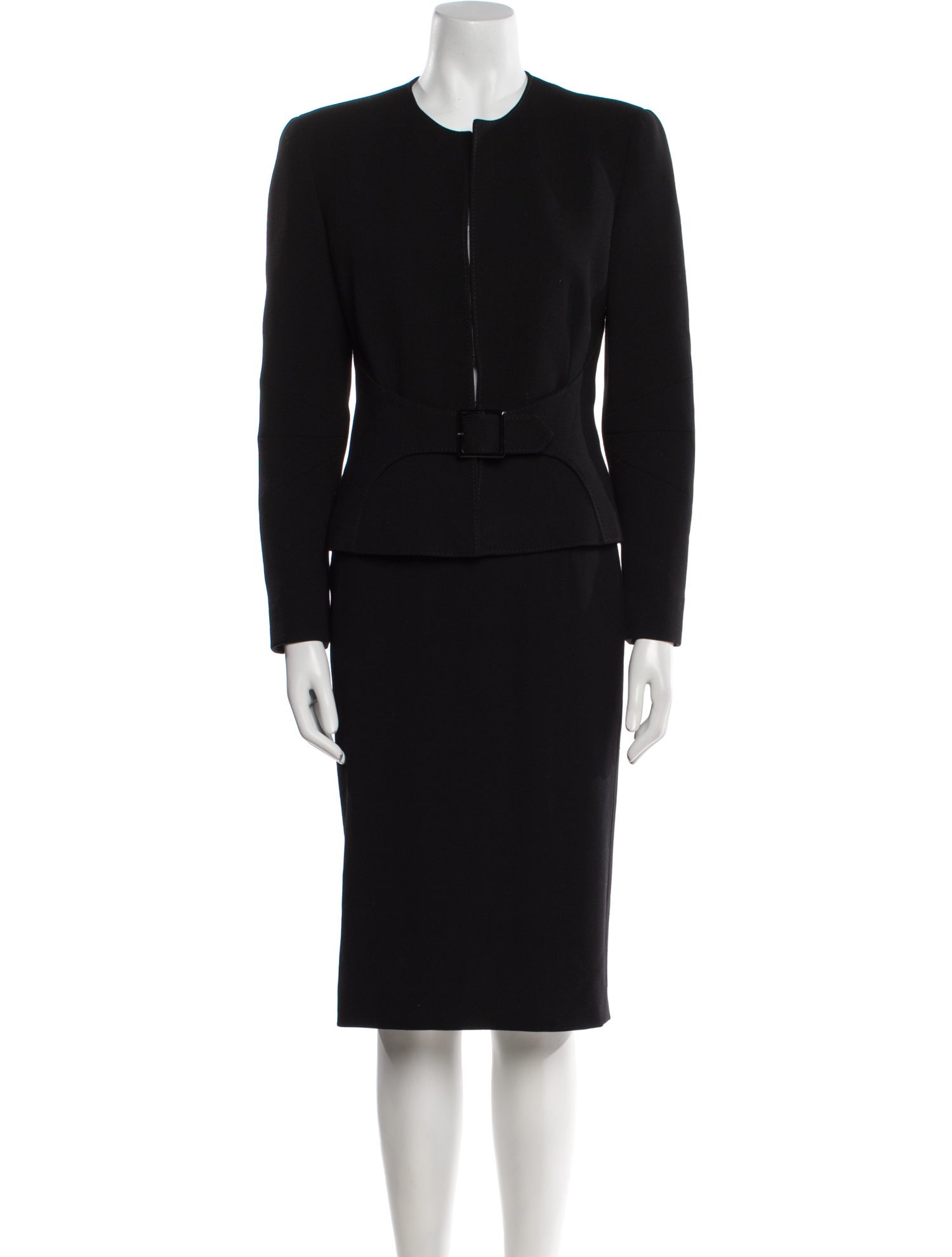 Valentino Linen Skirt Suit