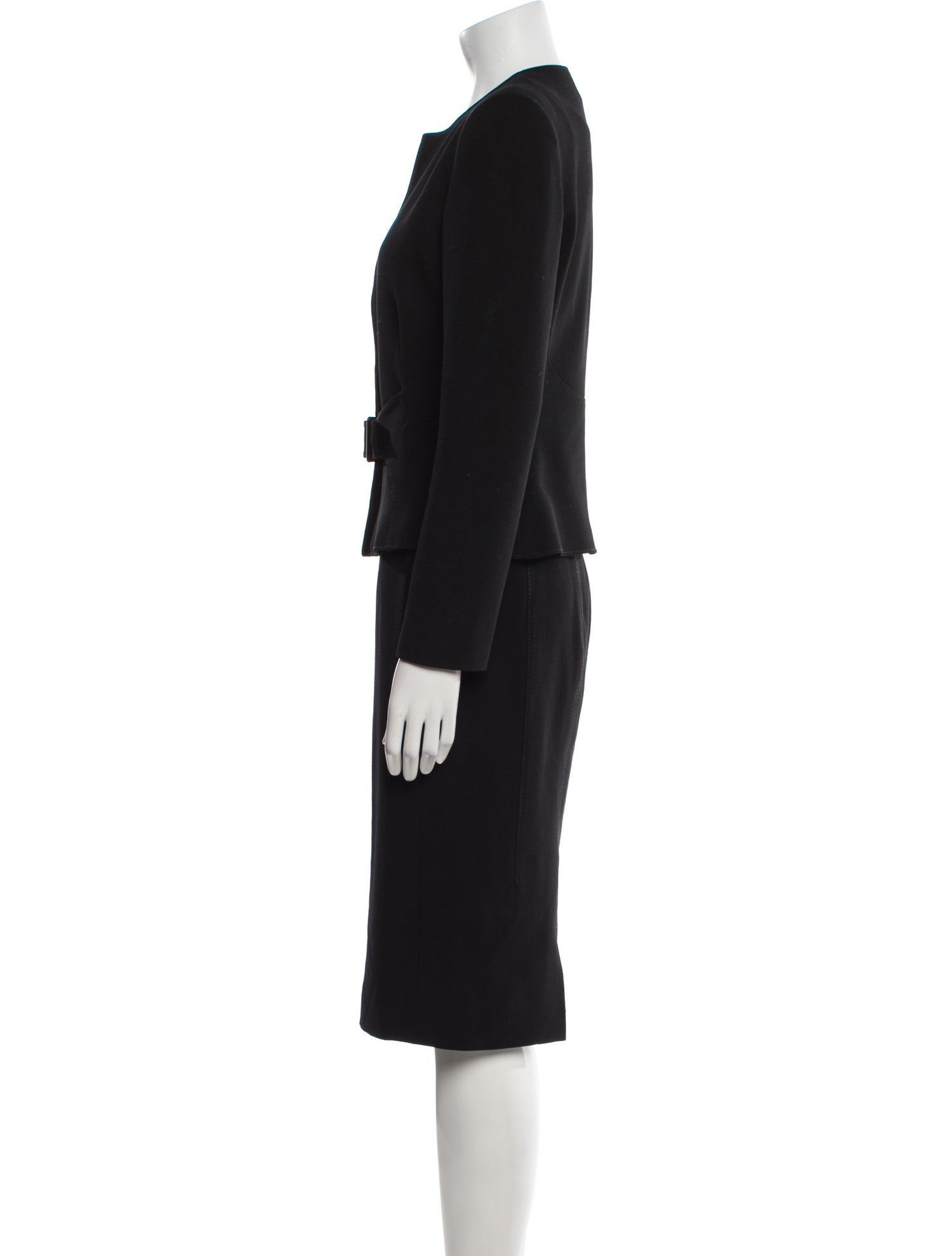 Valentino Linen Skirt Suit