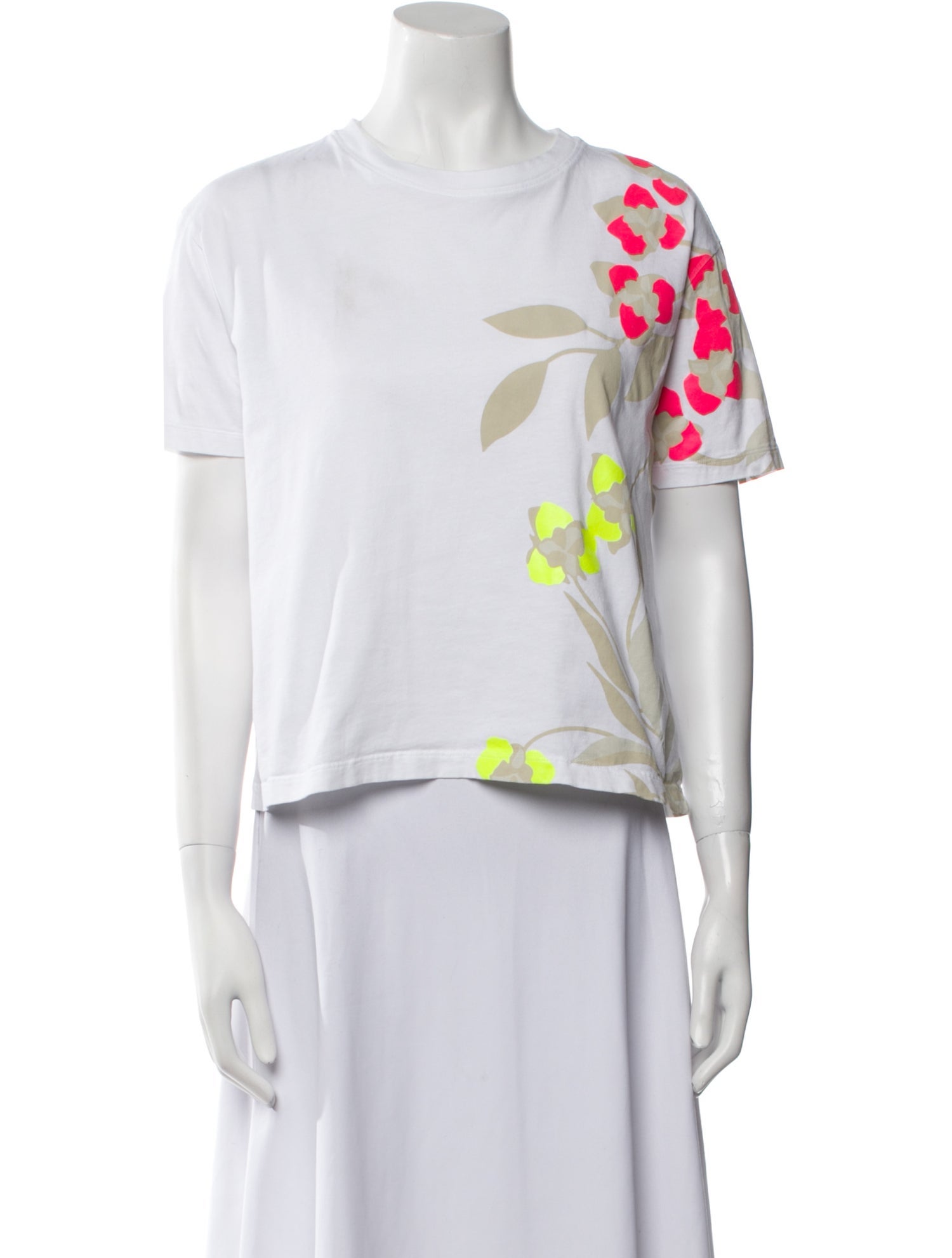 Valentino Printed Bateau Neckline T-Shirt