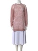 Valentino Virgin Wool Lace Pattern Sweater