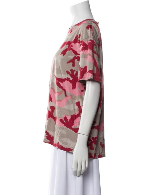 Valentino Printed Crew Neck T-Shirt