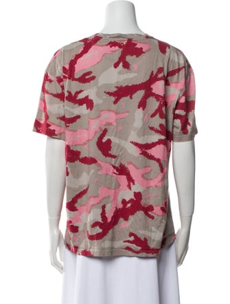 Valentino Printed Crew Neck T-Shirt