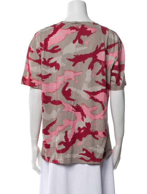 Valentino Printed Crew Neck T-Shirt