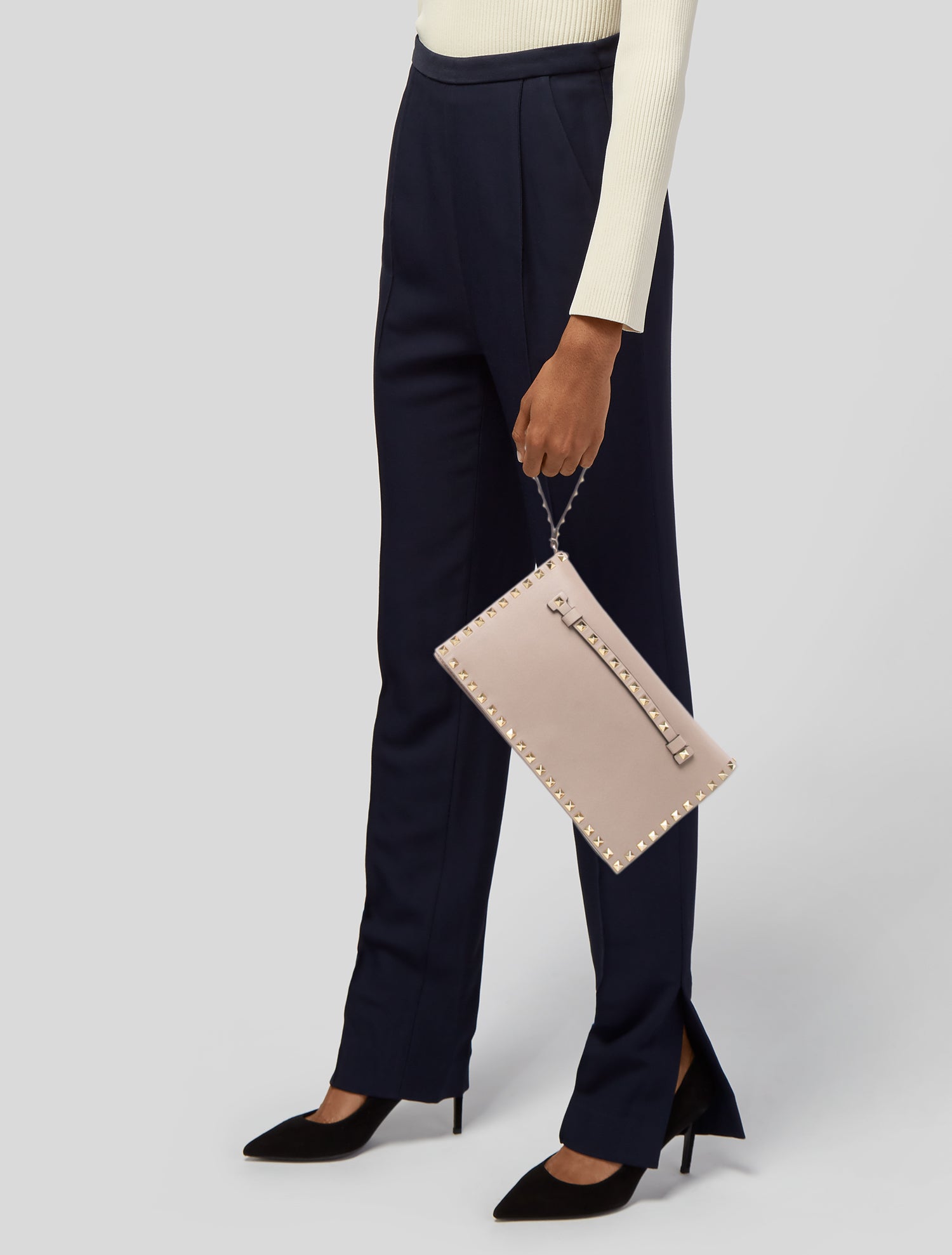 Valentino Rockstud Clutch