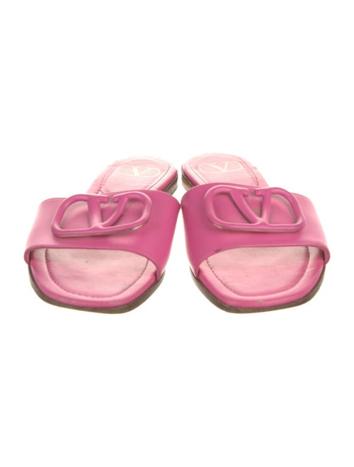 Valentino Leather Slides