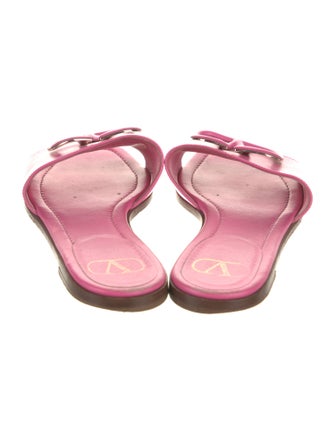 Valentino Leather Slides