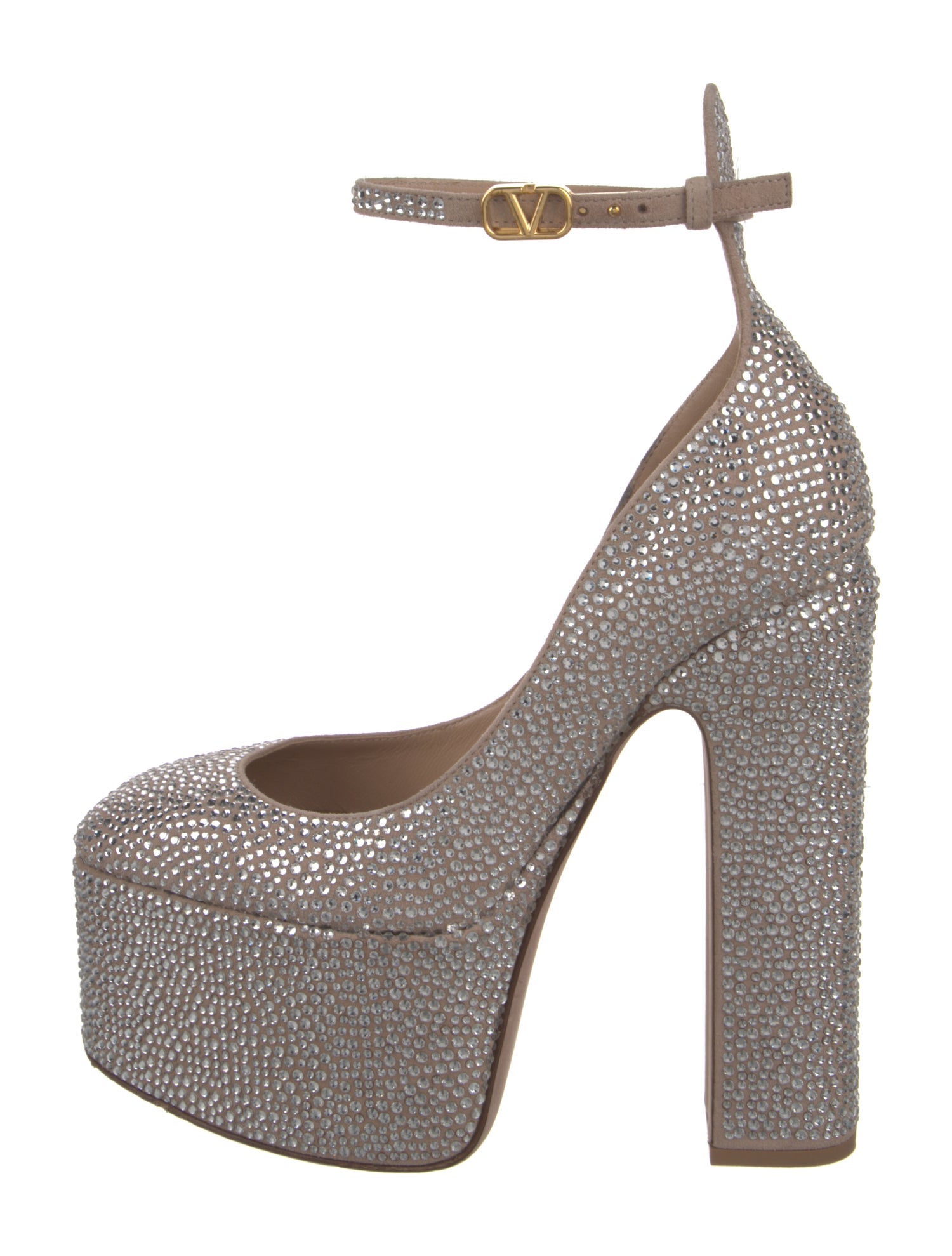Valentino Crystal Crystal Embellishments Pumps