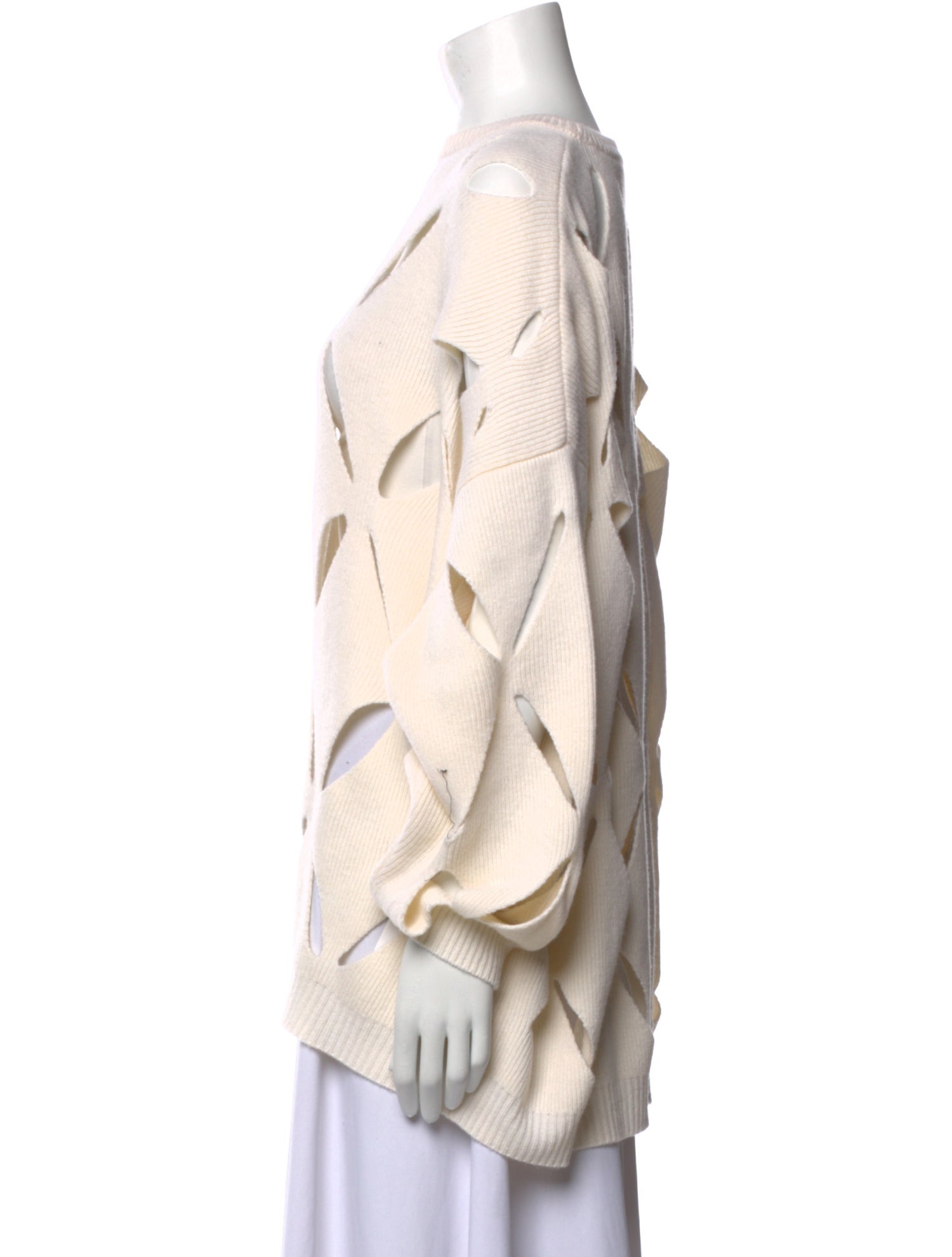 Valentino Virgin Wool Printed Sweater