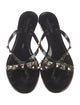 Valentino Rockstud Accents Rubber Slides