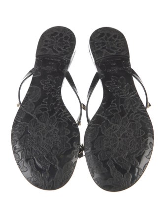 Valentino Rockstud Accents Rubber Slides